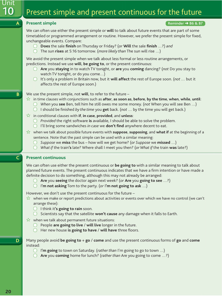 Future Tenses: Present Simple vs Continuous | PDF