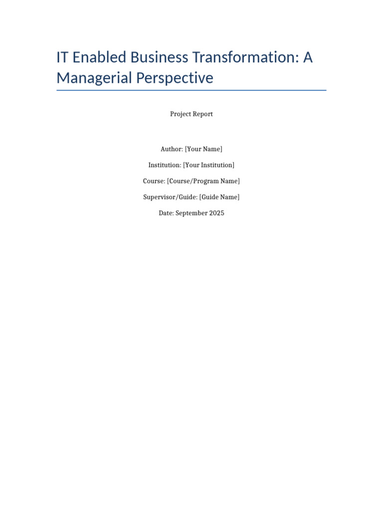Project Report | PDF | Reliability Engineering | Analytics