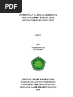 Download Skripsi Pembetulan Harokat Akhir Kata Dalam Kalimat Bahasa Arab by Adam M MAkarim SN94110644 doc pdf