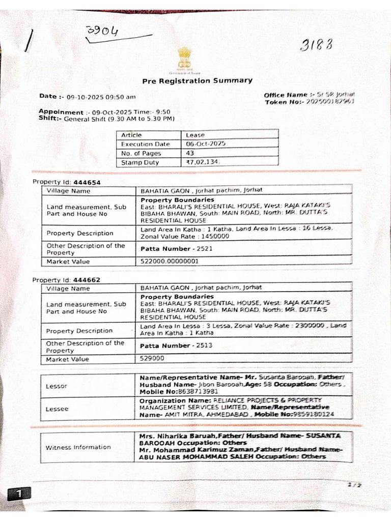 Registered Deed | PDF