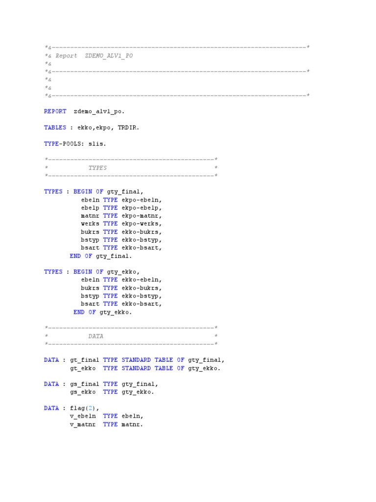 ALV Report | PDF | Data Management | Computer Engineering