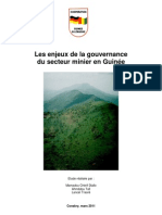 Enjeux Gouvernance Mines Guinee