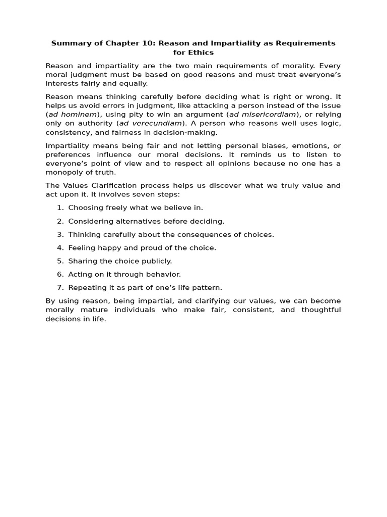 Summary of Chapter 10 | PDF