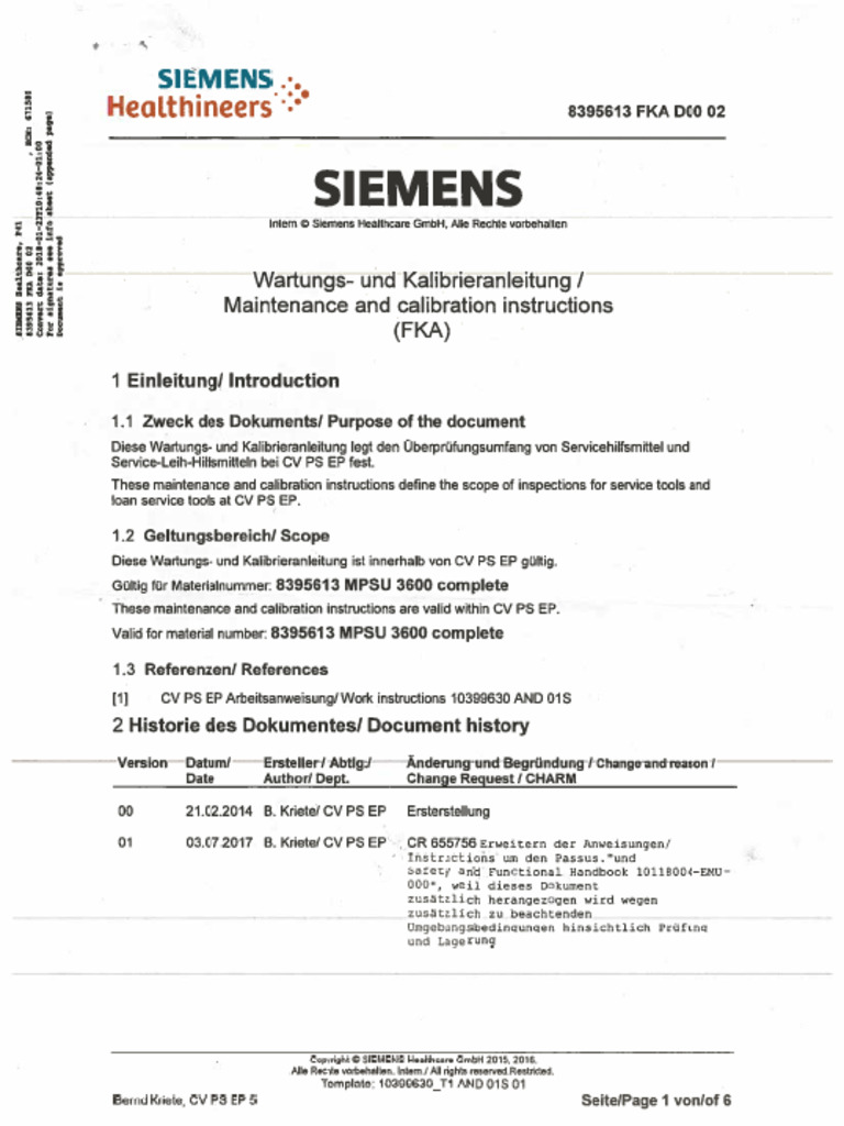 Maintenance and Calibration | PDF