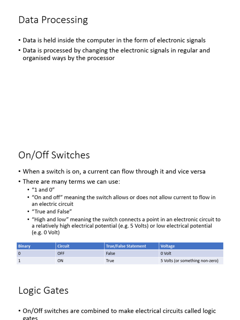 C4 03 Logic and Truth Table | PDF | Logic Gate | Electronic Circuits