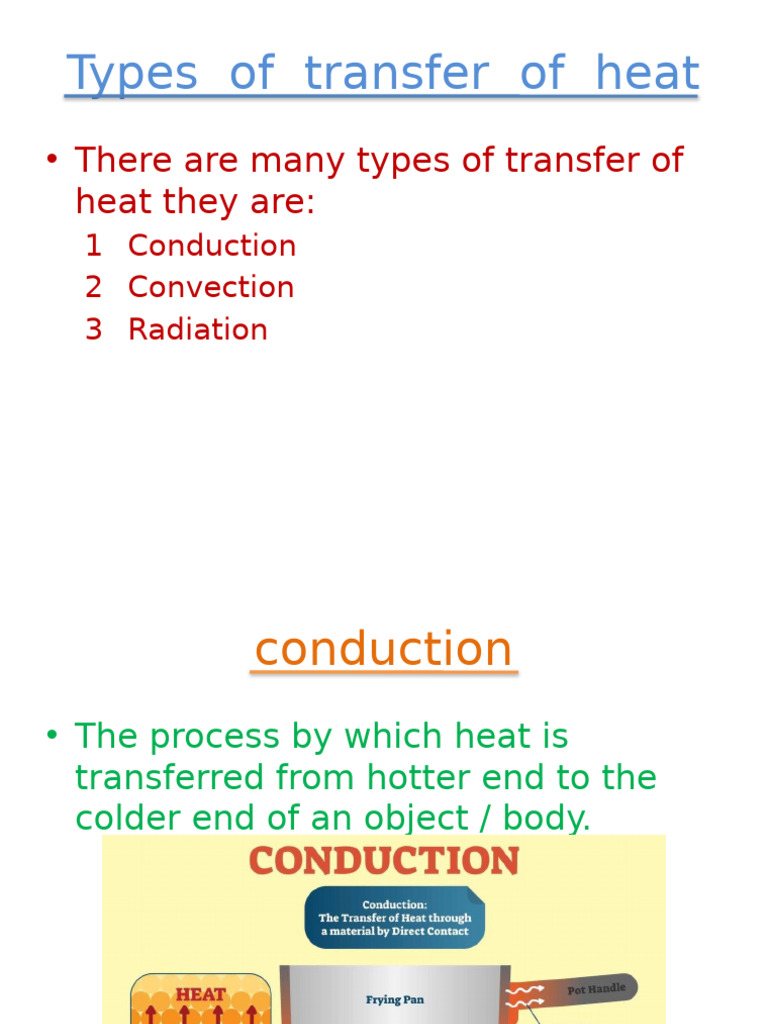 Types of Heat Transfer Explained | PDF