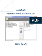 Jonesoft Generic Mod Enabler V2.6: User Guide