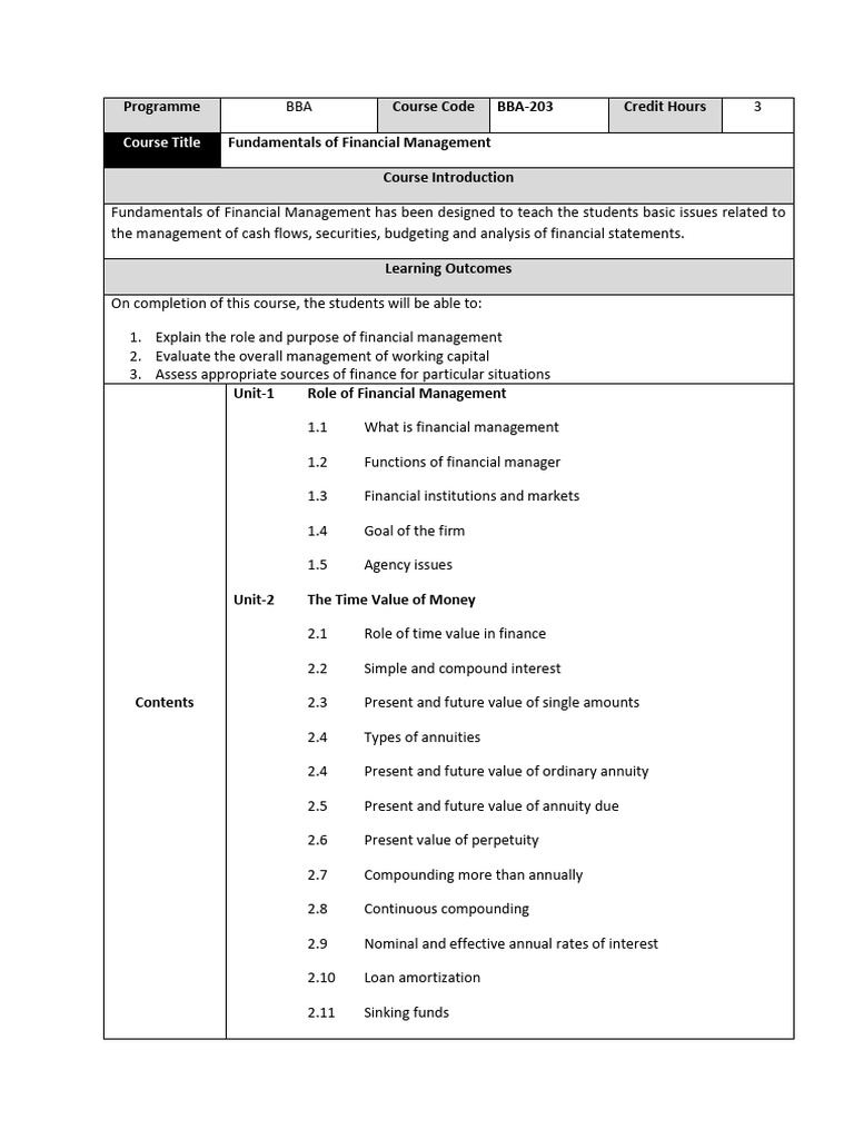 Fundamental of Financial Management | PDF | Capital Budgeting ...