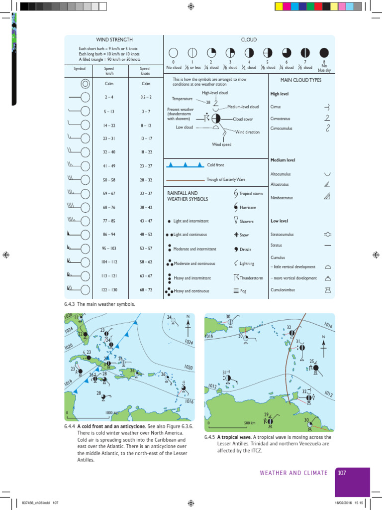Lesson 5 - Weather Symbols | PDF | Meteorology | Tropical Cyclones
