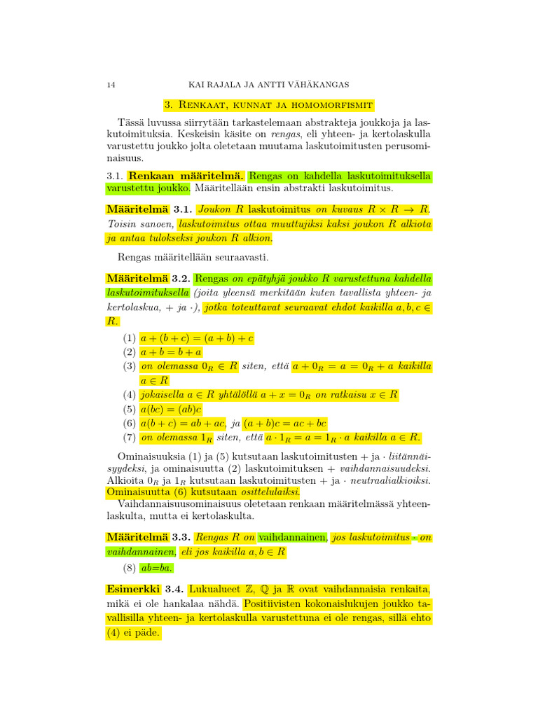 Alg Moniste23 Viikko2 | PDF