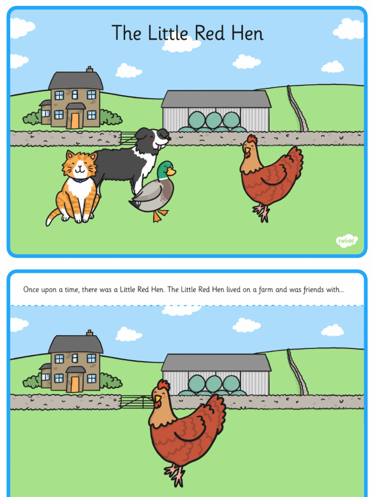 T T 574 Little Red Hen Story Ver 1 | PDF