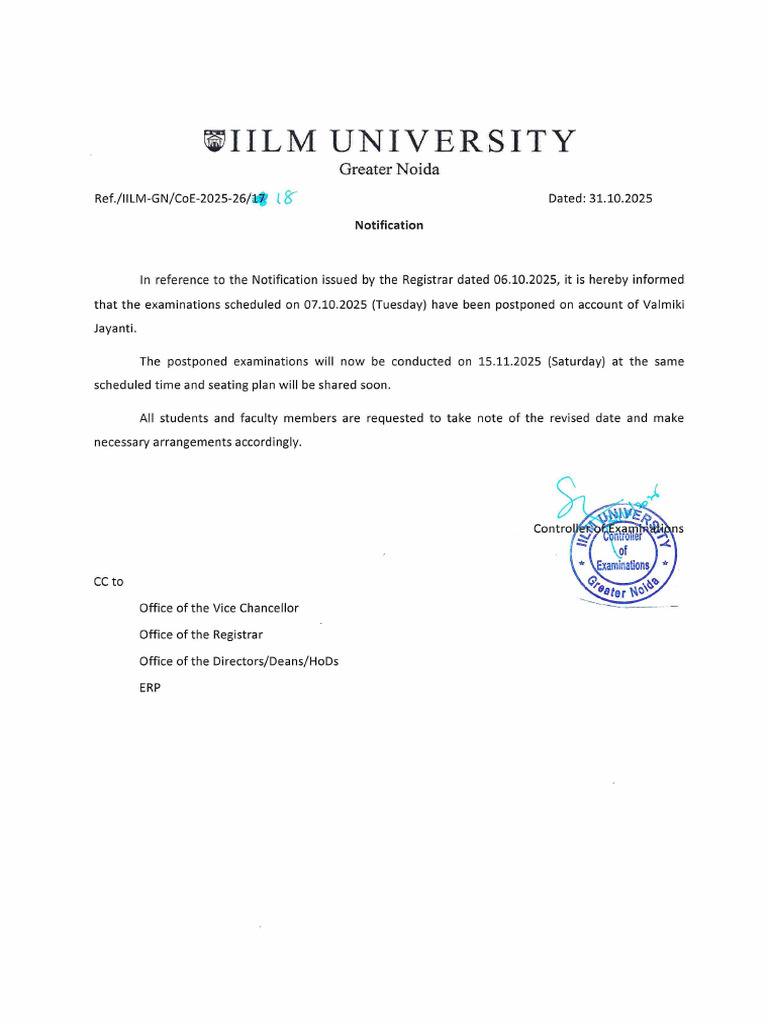 Notification | PDF