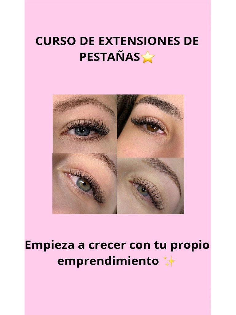 Curso de Extensiones de Pestañas? S WKWMW K | PDF