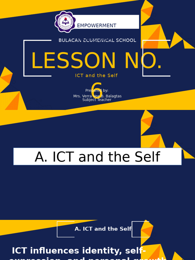 Empowerment Technology Lesson 6 | PDF