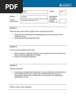 CTS-R Score Sheet for Cognitive Therapy | PDF | Thought | Emotions