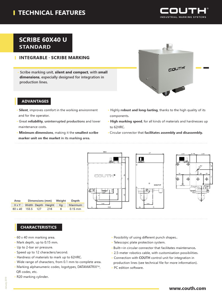 Integrable Standard Scribe Marking Machine 60x40u 1 | PDF