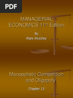 Managerial Economics - Oligopoly