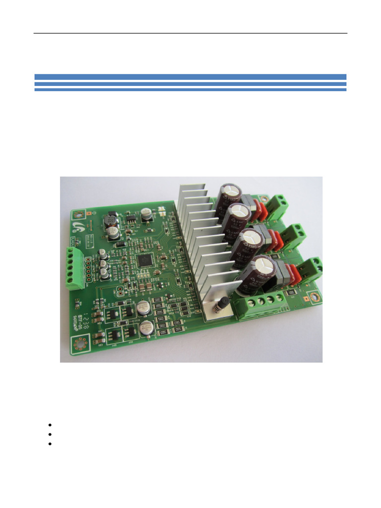 120W Class D Audio Amplifier Guide | PDF | Amplifier | Power Supply