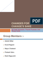 Changes For Change'S Sake: by Freek Vermeulen, Phanish Puranam, and Ranjay Gulati