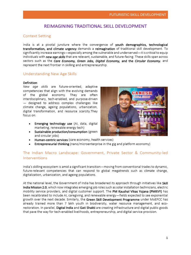 Reimagining Skill Development | PDF | Green Job | Economies