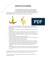 BENEFÍCIOS DA BANANA