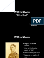 Wilfred Owen's Dsiabled