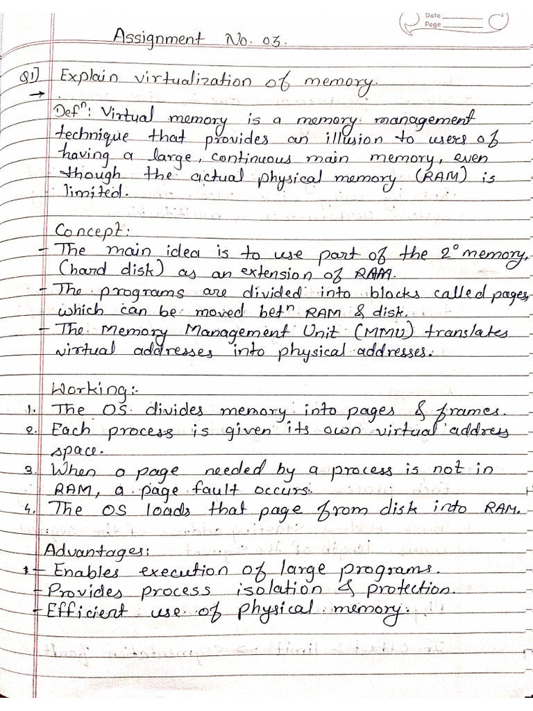Os Assignment No.3 | PDF