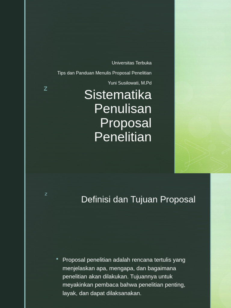Panduan Lengkap Menulis Proposal Penelitian | PDF