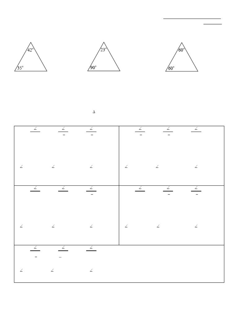 Triangle Classification and Theorems Guide | PDF | Triangle | Classical ...