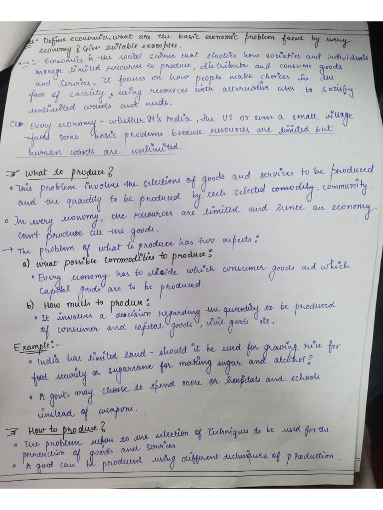 Economics Assignment 1 Shruti | PDF