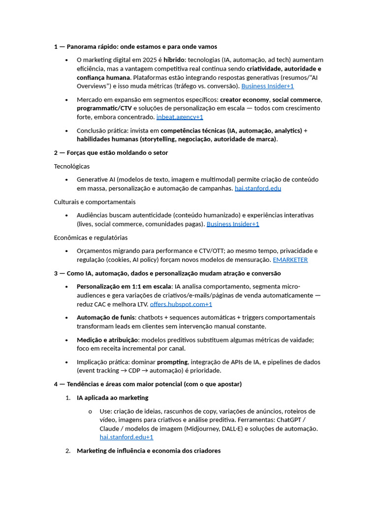 Futuro do Marketing Digital em 2025 | PDF | Marketing | SEO