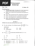 Mathematics Mock Exam 2026 | PDF