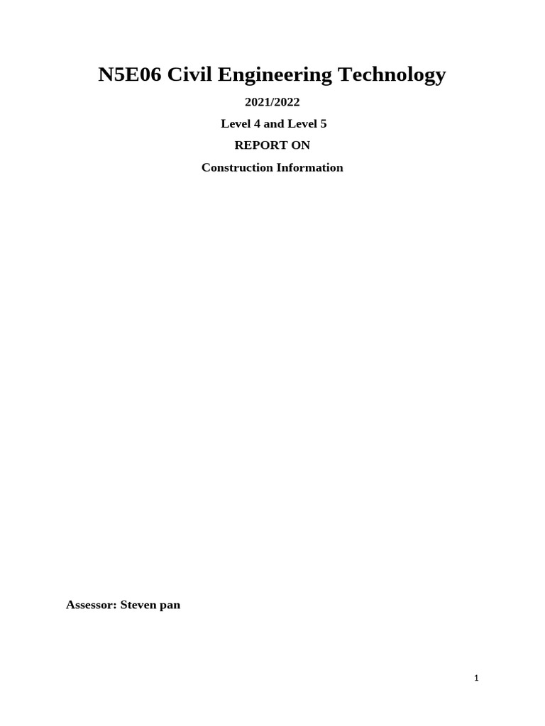 Construction Information Formats Overview | PDF | Specification ...