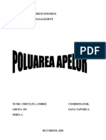 Poluarea Apelor-Ecotehnologii