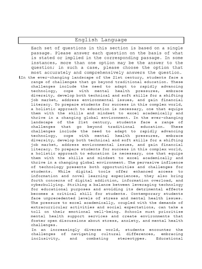 Sample Paper 91 | PDF