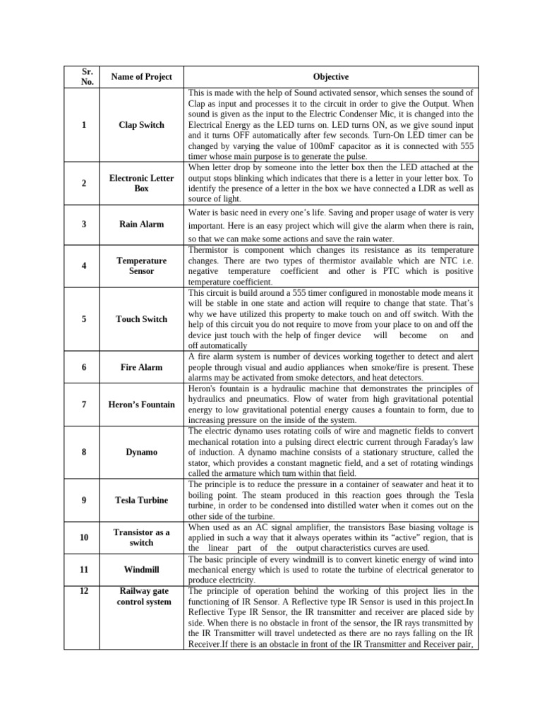 Innovative Physics Projects for Engineers | PDF | Electric Generator ...