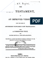 The New Testament in An Improved Version - Upon The Basis of Archbishop Newcome's New Translation (1808)