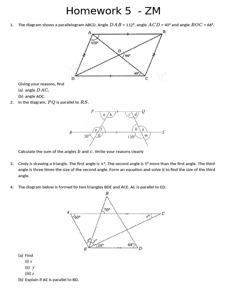 Homework 5 | PDF