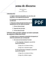 Esquema de Discurso