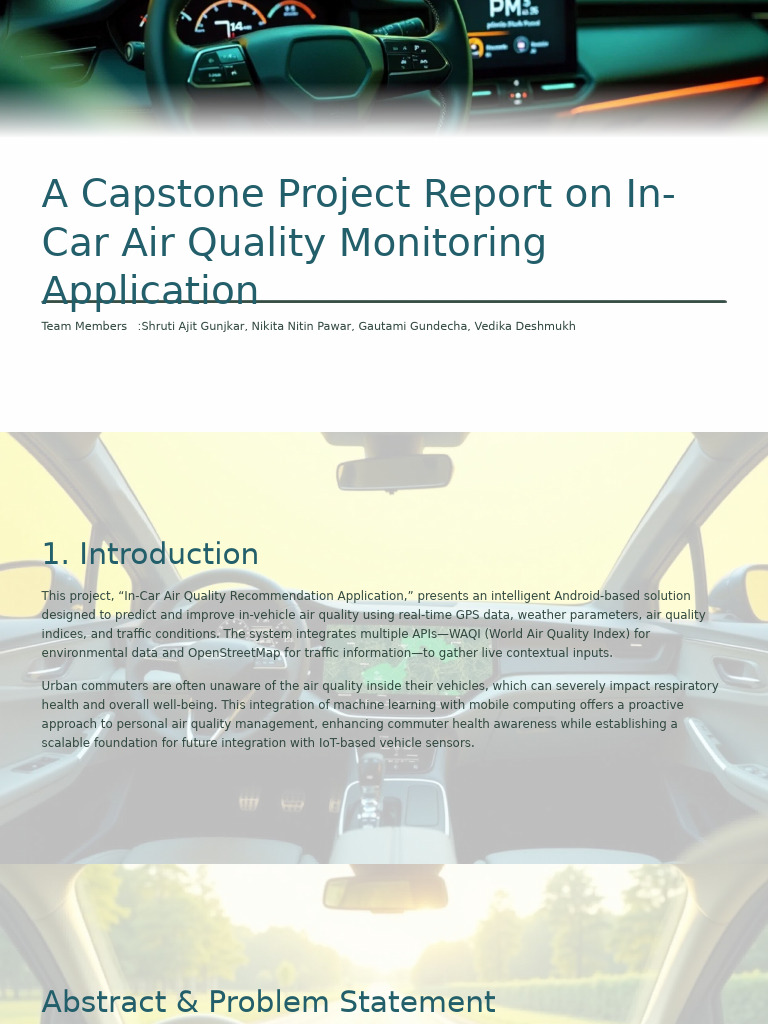 A Capstone Project Report On... | PDF | Machine Learning | Computing