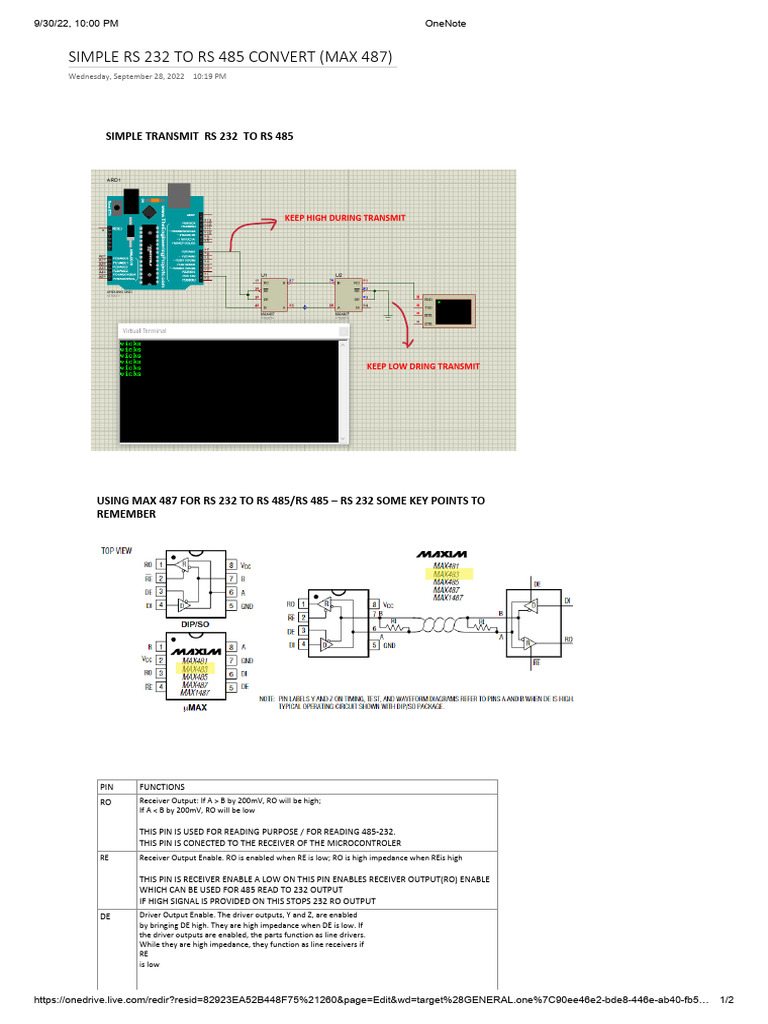 ELECTRONICS - Microsoft OneNote Online | PDF | Computer Networking ...