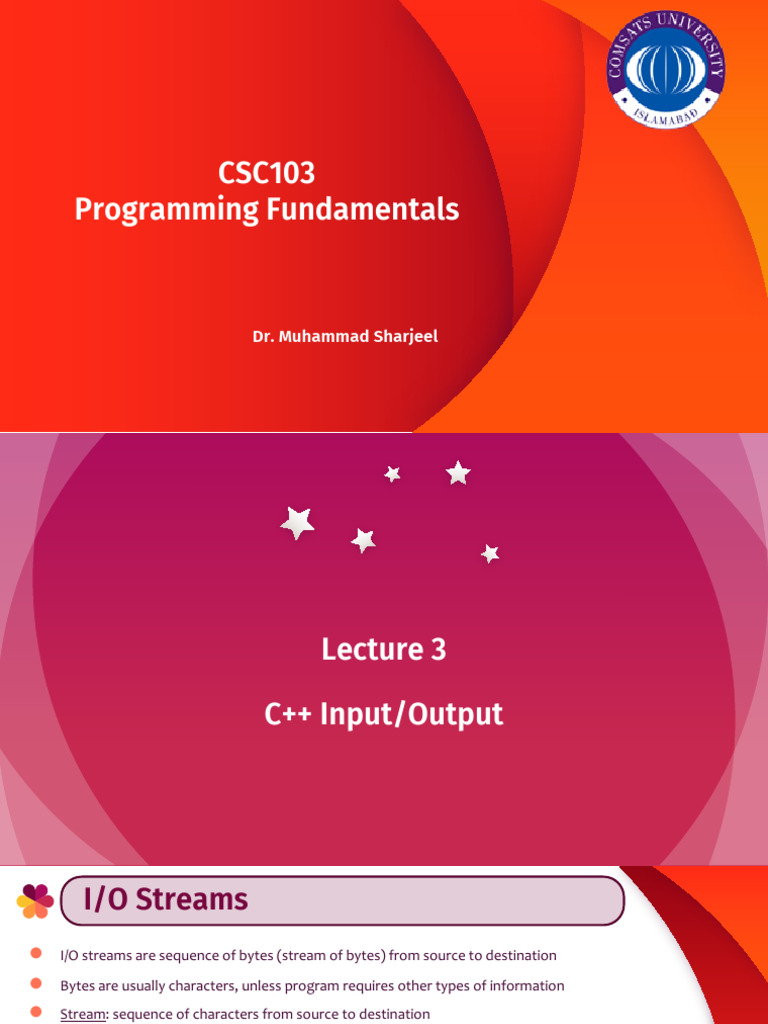 C++ I/O Basics: cin and cout Explained | PDF | Integer (Computer ...