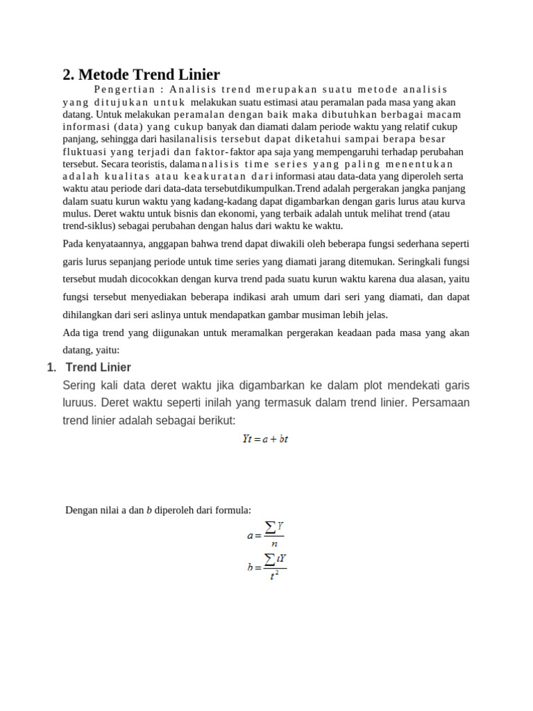 Tren Linier | PDF