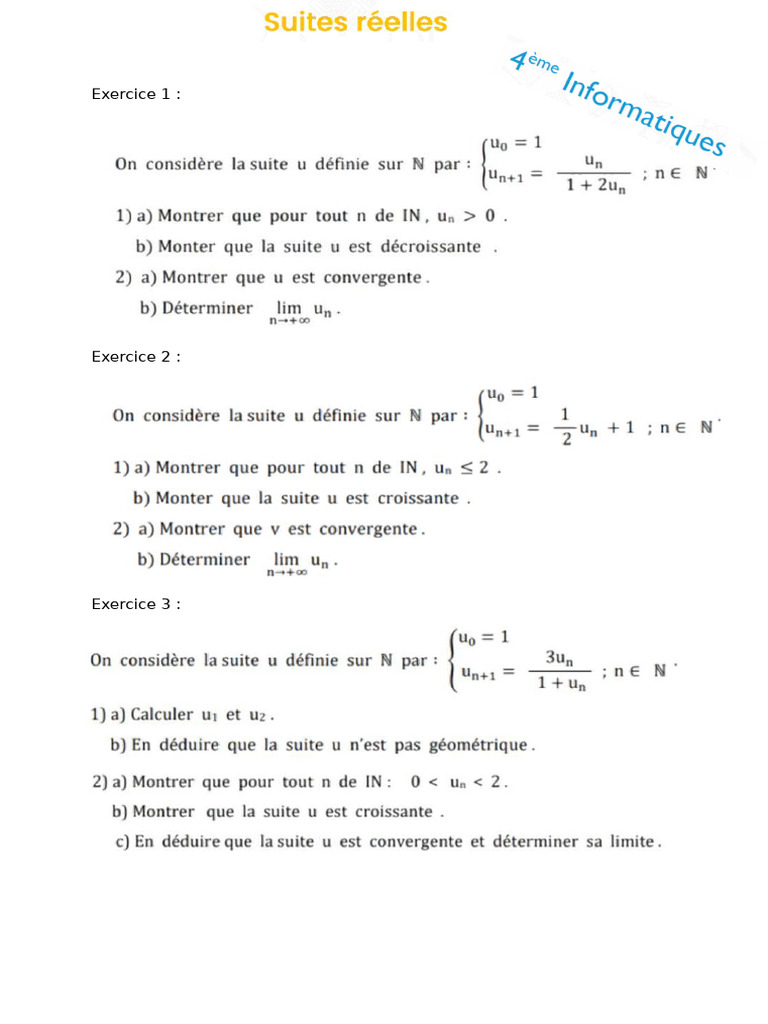 Suite Bac Info | PDF