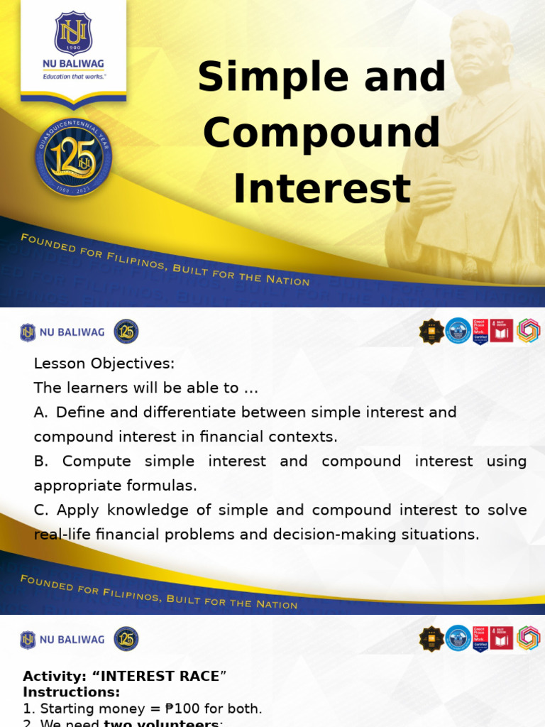 Simple and Compound Interest | PDF | Interest | Compound Interest