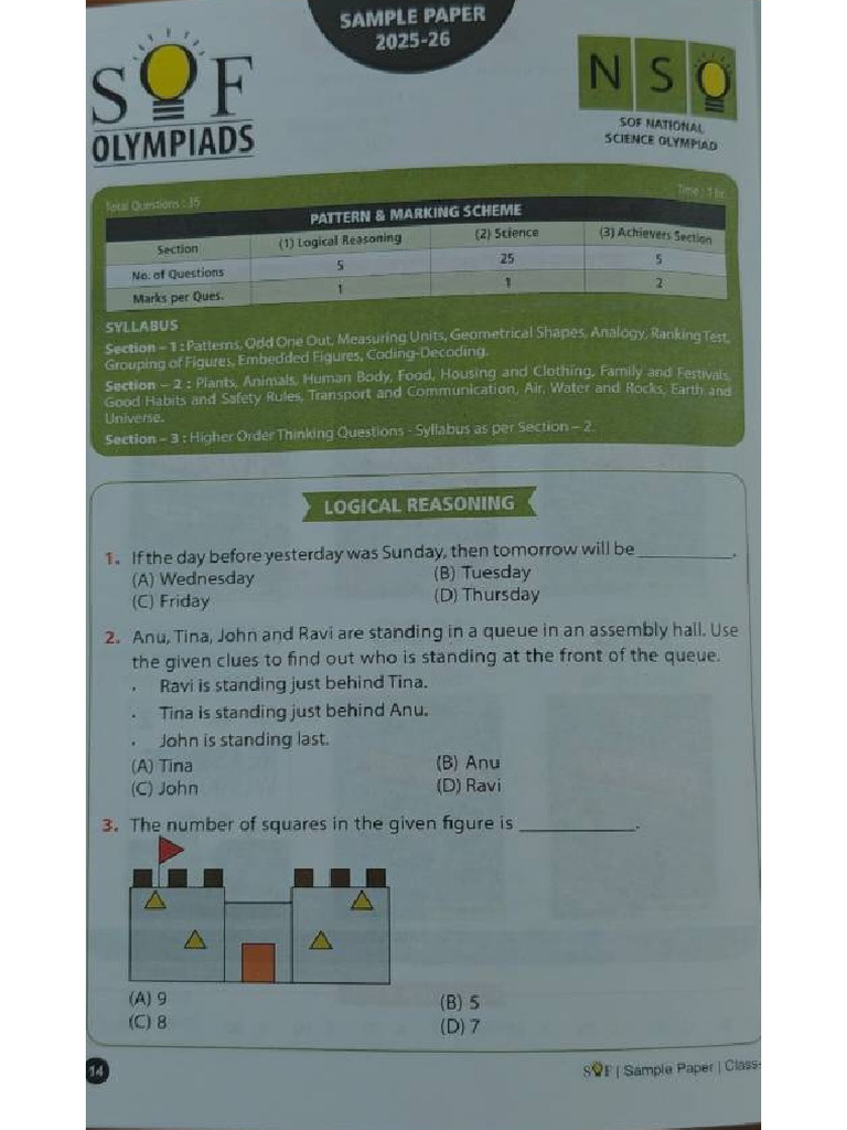 Science Olympiad Syllabus | PDF