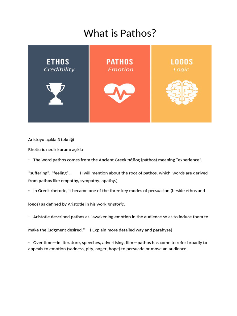 Understanding Pathos in Rhetoric | PDF