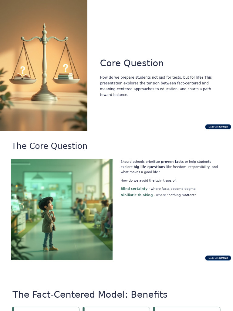 Truth Vs Meaning in Education Navigating The Core Question | PDF ...