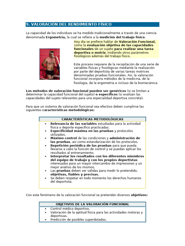 valoraci-n-funcional-del-rendimiento-f-sico-pdf-medici-n-validez