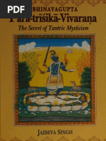 Abhinavagupta's Paratrimsika Vivarana | PDF